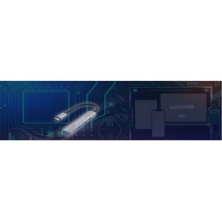 Tellur TLL321051 4 в 1 USB-C 3.1 хъб, 2xUSB 2.0 + USB-C + USB 3.0, алуминий, сив