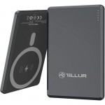 Tellur TLL158461 магнитна външна батерия 5000 mAh, PD20W, MagSafe съвместима, сива Tellur TLL158461 магнитна външна батерия 5000 mAh, PD20W, MagSafe съвместима, сива