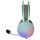 White Shark FIREFLY-W жични геймърски слушалки с RGB осветление, бели
