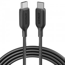 Anker 543 A80E2G11 USB-C към USB-C кабел, 1,8 м, 100 W, 480 Mbps, био-базирано покритие