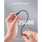 Anker 543 A80E2G11 USB-C към USB-C кабел, 1,8 м, 100 W, 480 Mbps, био-базирано покритие