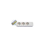 ETC 13-001 електрически разклонител с вградена детска защита, 3 гнезда, соло