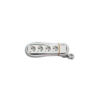 ETC 14-051 електрически разклонител с вградена детска защита, 4 гнезда, 5 м