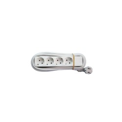 ETC 14-051 електрически разклонител с вградена детска защита, 4 гнезда, 5 м