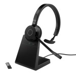 Jabra Evolve 65 TE – моно Bluetooth слушалка с Jabra Link 390a MS и зарядна стойка Jabra Evolve 65 TE – моно Bluetooth слушалка с Jabra Link 390a MS и зарядна стойка