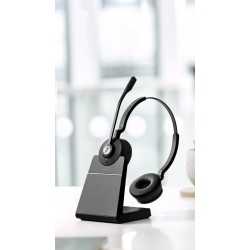 Jabra Engage 55 SE безжични стерео слушалки със стойка, UC, Link400a