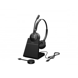 Jabra Engage 55 SE безжични стерео слушалки със стойка, UC, Link400c