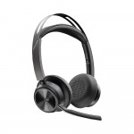 Poly Voyager Focus 2 Microsoft Teams Certified USB-C-C слушалки + USB-C/A адаптер + стойка за зареждане Poly Voyager Focus 2 Microsoft Teams Certified USB-C-C слушалки + USB-C/A адаптер + стойка за зареждане