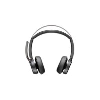 Poly Voyager Focus 2 Microsoft Teams Certified USB-C-C слушалки + USB-C/A адаптер + стойка за зареждане