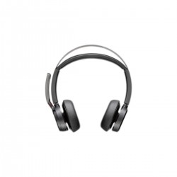 Poly Voyager Focus 2 Microsoft Teams Certified USB-C-C слушалки + USB-C/A адаптер + стойка за зареждане