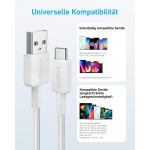 Anker 322 USB-A – USB-C кабел, 90 см, бял Anker 322 USB-A – USB-C кабел, 90 см, бял