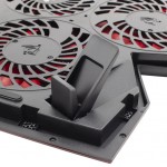 White Shark ICE WIZARD GCP-29 охлаждаща подложка за лаптопи с 5 вентилатора White Shark ICE WIZARD GCP-29 охлаждаща подложка за лаптопи с 5 вентилатора