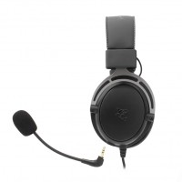White Shark GORILLA жични геймърски слушалки Over-Ear със сваляем микрофон, 53 mm, черно/сиви