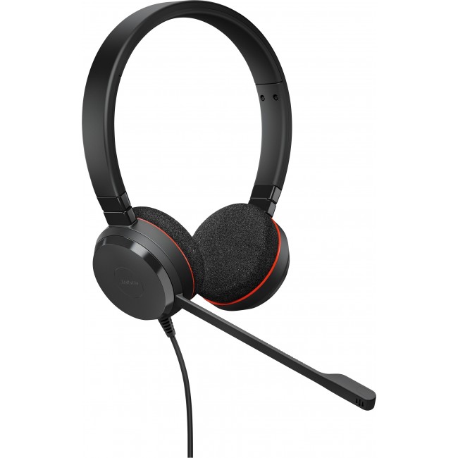 Jabra Evolve 20 Stereo UC USB C/A жична слушалка Jabra Evolve 20 Stereo UC USB C/A жична слушалка