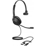 Jabra Evolve2 30 SE UC Mono USB-C/A жична моно слушалка Jabra Evolve2 30 SE UC Mono USB-C/A жична моно слушалка