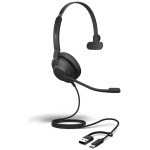 Jabra Evolve2 30 SE USB C/A, MS Mono жична слушалка Jabra Evolve2 30 SE USB C/A, MS Mono жична слушалка
