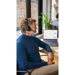 Jabra Evolve2 50 жична моно слушалка, USB-C/USB-A, MS, без Bluetooth Jabra Evolve2 50 жична моно слушалка, USB-C/USB-A, MS, без Bluetooth