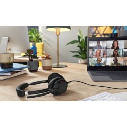 Jabra Evolve2 50 UC стерео слушалки с микрофон, USB-C/USB-A, без Bluetooth