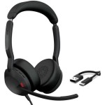 Jabra Evolve2 50 USB-C/A UC Stereo стерео слушалка с ANC и Bluetooth Jabra Evolve2 50 USB-C/A UC Stereo стерео слушалка с ANC и Bluetooth