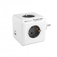 DesignNest PowerCube Original 10432 разклонител с 4 гнезда и USB A+C