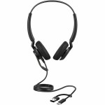 Jabra Engage 40, Inline Link, USB C/A, MS стерео слушалка