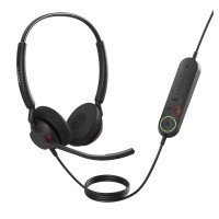 Jabra Engage 40, Inline Link, USB C/A, UC Stereo – стерео USB слушалки