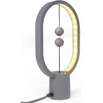 DesignNest DH0098LG-HBLEMN Heng Balance Lamp Ellipse Mini USB-C настолна лампа, светлосива