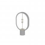 DesignNest DH0098LG-HBLEMN Heng Balance Lamp Ellipse Mini USB-C настолна лампа, светлосива