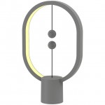 DesignNest DH0098LG-HBLEMN Heng Balance Lamp Ellipse Mini USB-C настолна лампа, светлосива