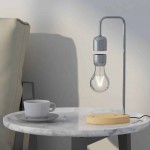 DesignNest DH0106-EULELP левитираща лампа, магнитна левитация, 2 W, 120 lm, 2700 K, сребриста