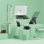 DesignNest DH0106-EULELP левитираща лампа, магнитна левитация, 2 W, 120 lm, 2700 K, сребриста