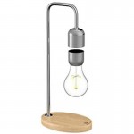 DesignNest DH0106-EULELP левитираща лампа, магнитна левитация, 2 W, 120 lm, 2700 K, сребриста
