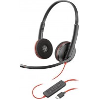 Poly Blackwire C3220 USB-A стерео слушалки с микрофон, черни