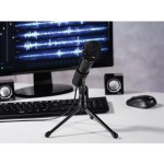 Hama MIC-P35 Allround настолен микрофон за PC и лаптоп, 3.5 мм жак, черен Hama MIC-P35 Allround настолен микрофон за PC и лаптоп, 3.5 мм жак, черен