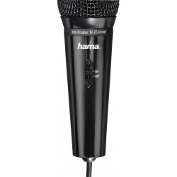 Hama MIC-P35 Allround настолен микрофон за PC и лаптоп, 3.5 мм жак, черен