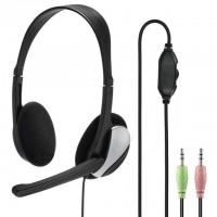 Hama HS-P100 жични стерео слушалки с микрофон