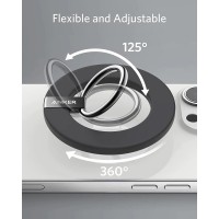 Anker 610 Magnetic Phone Grip (MagGo) – магнитен пръстен с поставка за iPhone с MagSafe, черен
