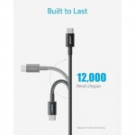 Anker 543 USB-C to USB-C Cable 240W, 180 см, черен Anker 543 USB-C to USB-C Cable 240W, 180 см, черен