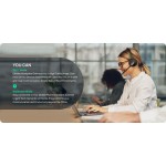 Yealink WH64 Hybrid Dual UC безжични DECT и Bluetooth слушалки Yealink WH64 Hybrid Dual UC безжични DECT и Bluetooth слушалки