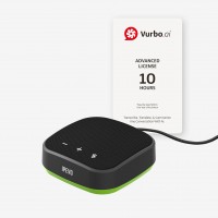 IPEVO VC-A10 + Vurbo.ai Adv-10Hr – USB спийкърфон с AI транскрипция, превод и обобщаване