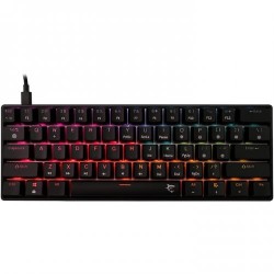 White Shark SHINOBI v2 механична гейминг клавиатура с кабел, RED OUTEMU Switch, черна