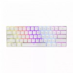 White Shark SHINOBI v2 механична гейминг клавиатура с кабел, OUTEMU Red суичове, бяла