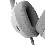 White Shark PARROT Over-Ear жични гейминг слушалки, Бял/Сив White Shark PARROT Over-Ear жични гейминг слушалки, Бял/Сив