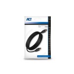 ACT AC3800 HDMI кабел HDMI A към HDMI A, 1.5 м, 4K 60Hz, High Speed 2.0 ACT AC3800 HDMI кабел HDMI A към HDMI A, 1.5 м, 4K 60Hz, High Speed 2.0