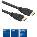 ACT AK3789 HDMI High Speed кабел HDMI A към HDMI A, 0.5 м, 4K, черен