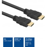 ACT AK3792 HDMI High Speed кабел HDMI A към HDMI A, 2 м, 4K, черен ACT AK3792 HDMI High Speed кабел HDMI A към HDMI A, 2 м, 4K, черен