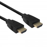 ACT AK3907 HDMI Ultra High Speed кабел HDMI A към HDMI A, 1 м, 8K 60Hz, 48 Gb/s, черен ACT AK3907 HDMI Ultra High Speed кабел HDMI A към HDMI A, 1 м, 8K 60Hz, 48 Gb/s, черен