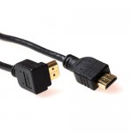 ACT AK3678 HDMI 2.0 кабел HDMI A към HDMI A с ъглов конектор, 2 м, 4K 60Hz, 18 Gb/s, черен ACT AK3678 HDMI 2.0 кабел HDMI A към HDMI A с ъглов конектор, 2 м, 4K 60Hz, 18 Gb/s, черен