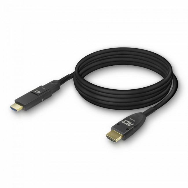 ACT AK4102 High Speed 4K активен оптичен HDMI кабел (AOC), 20 м, отделяем конектор