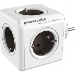 DesignNest PowerCube Original 1100GY – разклонител с 5 гнезда, сив